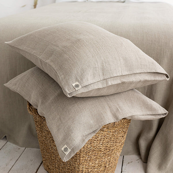 Sometimes it takes just a small detail to make a home interior complete, perfect and unique. And that little detail could be our rustic linen pillow sham.