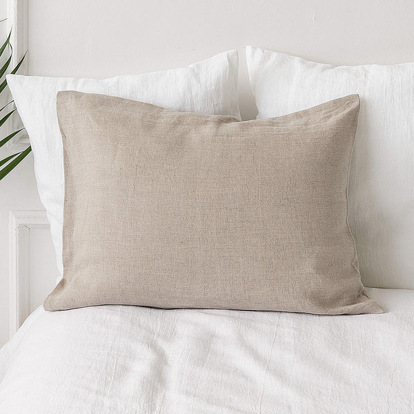 Experience this with our natural unbleached linen pillowcase and you'll be amazed not only by the comfort but also by the exquisite attention to detail and quality.