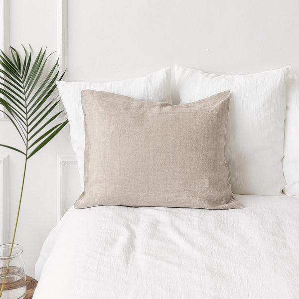 Experience this with our natural unbleached linen pillowcase and you'll be amazed not only by the comfort but also by the exquisite attention to detail and quality.