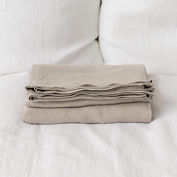 Our natural unbleached linen flat sheet crafted to elevate your sleep experience, these sheets are exquisitely soft and breathable, promising a touch of elegance to every modern bedroom.