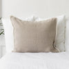 Our natural unbleached linen pillows will add a touch of elegance and style to your bedroom.