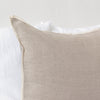 Our natural unbleached linen pillows will add a touch of elegance and style to your bedroom.