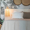 Our off white linen pillowcases will add a touch of elegance and style to your bedroom. The linen pillowcases are made from softened linen with ruffles.