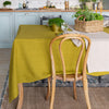 Listen to your wishes and dreams and give your dining area a new character with our olive green linen tablecloth in an easy and stylish way. Our linen tablecloths are made from high quality natural linen and are designed to last you a long time.