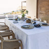 Listen to your wishes and dreams and give your dining area a new character with our optical white linen tablecloth in an easy and stylish way. Our linen tablecloths are made from high quality natural linen and are designed to last you a long time.