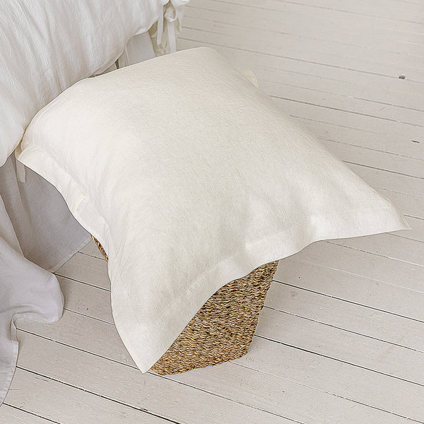 Our off white linen pillowcases is made from the softest and finest natural linen fabrics, giving your home an unmistakable elegance and style.