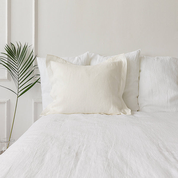 Our off white linen pillowcases is made from the softest and finest natural linen fabrics, giving your home an unmistakable elegance and style.
