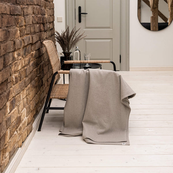 Rustic heavy linen throw designed to renew your bed with an extra touch of uniqueness, coziness and charm.Whether draped elegantly over your bed as a bedspread or wrapped snugly around you on chilly nights, it's versatile enough to suit your needs.