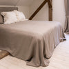 Rustic heavy unbleached linen bedspread has been carefully designed to suit a wide range of interior styles and blend perfectly in both classic and contemporary home spaces. Our linen bedspreads are extremely versatile.