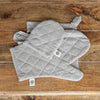 Crafted with care, these rustic unbleached linen oven mitten sets are the perfect companions for your culinary adventures.