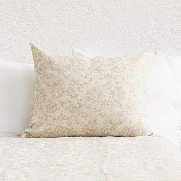Sometimes it takes just a small detail to make a home interior complete, perfect and unique. And that little detail could be our royal floral pattern linen pillow sham with zipper.