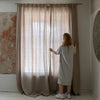 Our rustic unbleached curtains are designed and made to give your home a unique and timeless charm, and no matter the style of your home, linen can fit into any interior