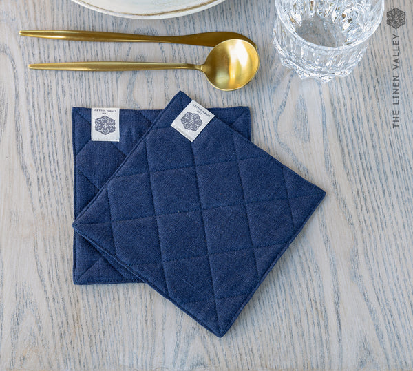 LINEN TABLE coasters set