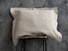 Stonewashed unbleached linen Oxford pillow - Velvet Valley