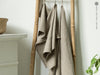 Stonewashed unbleached linen towel - Velvet Valley