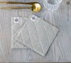 LINEN TABLE coasters set