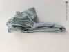 Linen duck egg blue ruffled towel - Velvet Valley