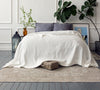 Custom order for Nisha - ANTIQUE white linen bedspread