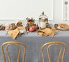 Custom order- CHARCOAL GREY linen tablecloth