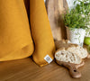 Amber Yellow Linen Towels (2 Pcs)