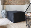 Introducing our new unbleached black linen ottoman cover – the ultimate solution for giving your ottoman a fresh look and upgrading your interior effortlessly.