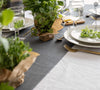 Give your table a touch of distinction and decoration with our charcoal gray linen table runner. Use the table runner on its own or combine it with a linen tablecloth, placemats or napkins.