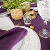 Give your table a touch of distinction and decoration with our deep purple linen table runner. Use the table runner on its own or combine it with a linen tablecloth, placemats or napkins.