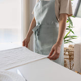 Whether you're a seasoned chef or an aspiring home cook, our linen aprons are sure to elevate your culinary experience. Explore our diverse range of styles and discover the apron that complements your personal taste and kitchen decor.
