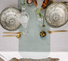 Give your table a touch of distinction and decoration with our duck egg blue linen table runner. Use the table runner on its own or combine it with a linen tablecloth, placemats or napkins.