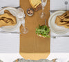 Give your table a touch of distinction and decoration with our dusty mustard linen table runner. Use the table runner on its own or combine it with a linen tablecloth, placemats or napkins.