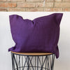 Sometimes it takes just a small detail to make a home interior complete, perfect and unique. That little detail could be our deep purple linen throw pillow with zipper. With them pillows always go with any interior from minimalist to classic style.