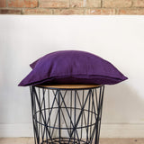 Sometimes it takes just a small detail to make a home interior complete, perfect and unique. That little detail could be our deep purple linen throw pillow with zipper. With them pillows always go with any interior from minimalist to classic style.