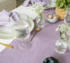 Give your table a touch of distinction and decoration with our light lilac linen table runner. Use the table runner on its own or combine it with a linen tablecloth, placemats or napkins.