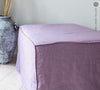 Introducing our new light lilac linen ottoman cover – the ultimate solution for giving your ottoman a fresh look and upgrading your interior effortlessly.