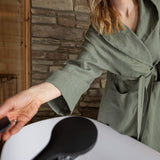 Immerse yourself in our moss green linen bathrobe and enjoy the exceptional comfort and elegance, breathability of natural linen. Our linen bathrobe is designed and crafted with exceptional attention to detail, fabric and long-lasting practicality.
