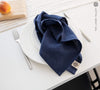 Introducing our navy blue linen napkins set, designed to elevate your dining experience with a touch of warmth and charm.