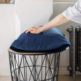 Navy blue pillows would fit interiors from minimalist to classic, from Scandinavian to country style. Mix and match the colours of the pillow sham boldly and create a unique atmosphere in your home.