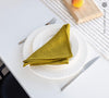 Introducing our olive green linen napkins set, designed to elevate your dining experience with a touch of warmth and charm.