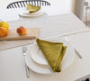 Introducing our olive green linen napkins set, designed to elevate your dining experience with a touch of warmth and charm. Crafted with care, these napkins are the perfect companions for your culinary adventures.