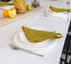 Introducing our olive green linen napkins set, designed to elevate your dining experience with a touch of warmth and charm. Crafted with care, these napkins are the perfect companions for your culinary adventures.
