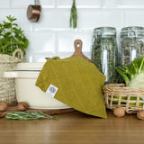 The linen pot holder come in a variety of pastel and rich colours, which are a perfect match for our other home textiles.