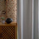 Blackout optical white linen curtains provide complete privacy and maximum protection from sunlight and artificial light sources. Our blackout linen curtains are ideal for bedroom, living room or any other area providing you both privacy and relax.