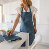 Explore our diverse range of styles, from classic neutrals to vibrant hues, and discover the apron that complements your personal taste and kitchen decor.