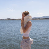 Off White Linen Scarf