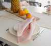 Introducing our quartz rose linen napkins set, designed to elevate your dining experience with a touch of warmth and charm. Crafted with care, these napkins are the perfect companions for your culinary adventures.