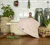 The linen pot holder come in a variety of pastel and rich colours, which are a perfect match for our other home textiles.