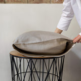 Sometimes just a small detail makes home interior complete, perfect and unique. That little detail could be our heavy rustic linen throw pillow. Mix and match the colours of the pillow shams and create a unique atmosphere at home.