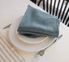 Introducing our teal blue linen napkins set, designed to elevate your dining experience with a touch of warmth and charm. Crafted with care, these napkins are the perfect companions for your culinary adventures.