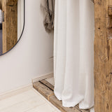 Our tab top Antique white linen curtains are designed and made to give your home unique and timeless charm. We pay special attention to details, all linen curtains are crafted in Lithuania, Europe.