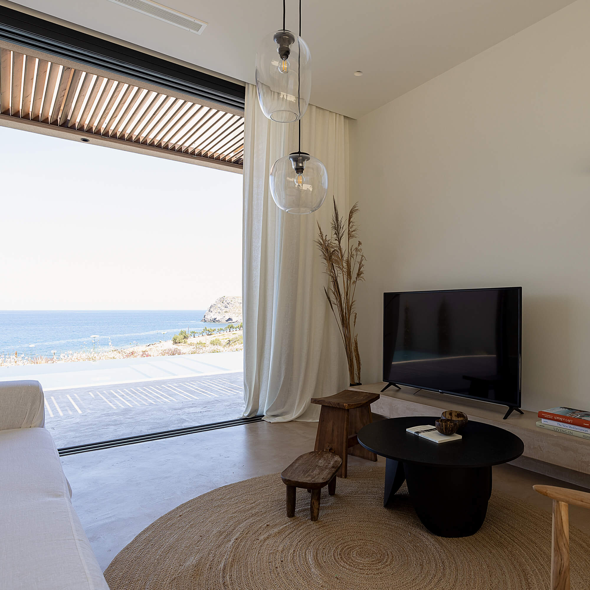 Our Antique white linen curtains are designed and made to give your home unique and timeless charm. Linen curtains would complement interiors from minimalistic, Scandinavian or modern Mediterranean or classical style.